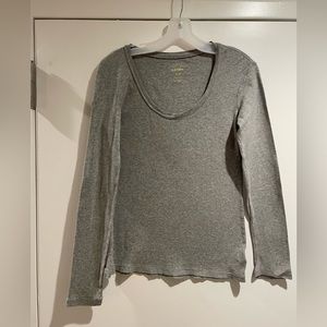 Heather Gray Long Sleeved Shirt